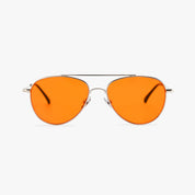 VivaRays Aviator Blue Light Blockers - Silver