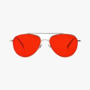 VivaRays Aviator Blue Light Blockers - Silver