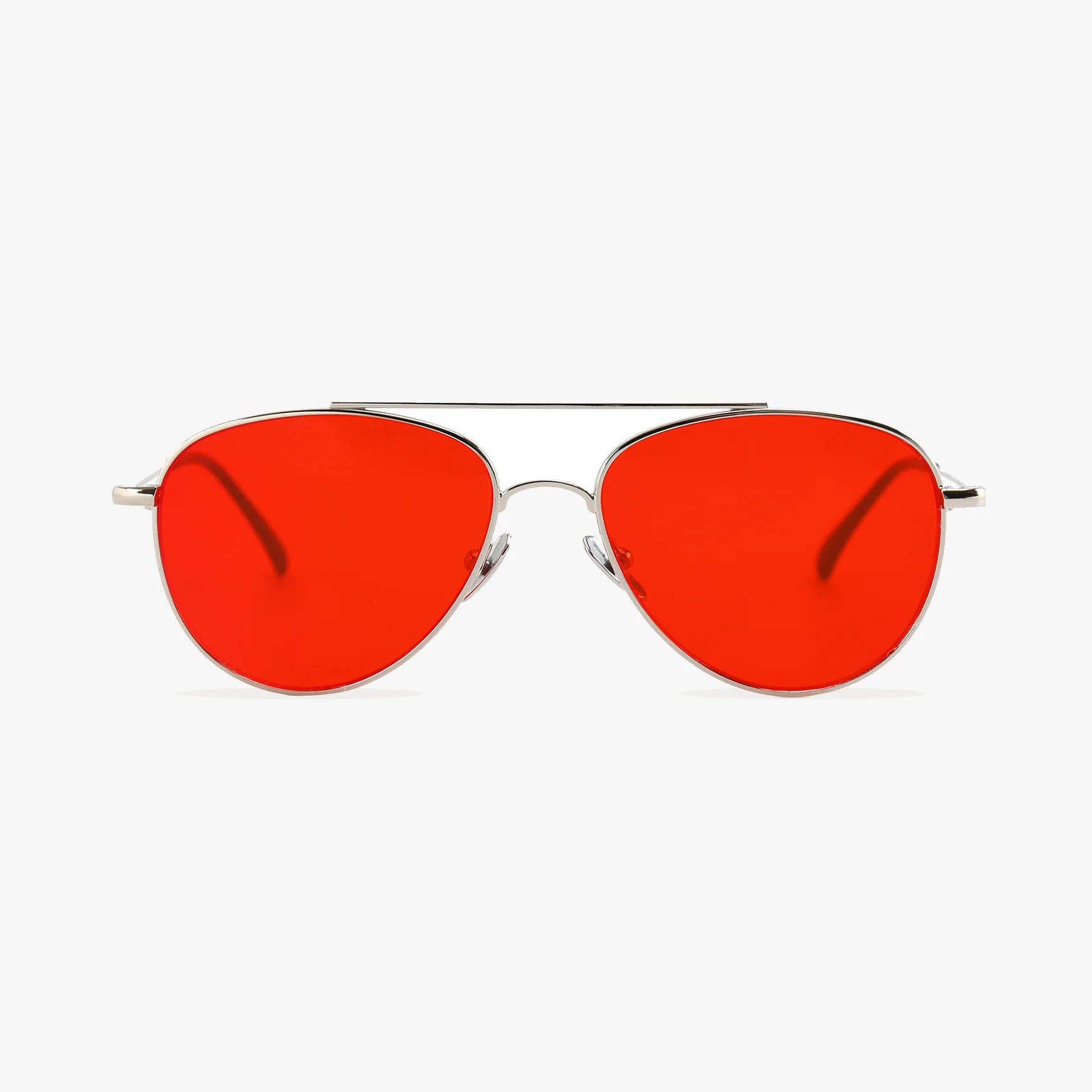 VivaRays Aviator Blue Light Blockers - Silver