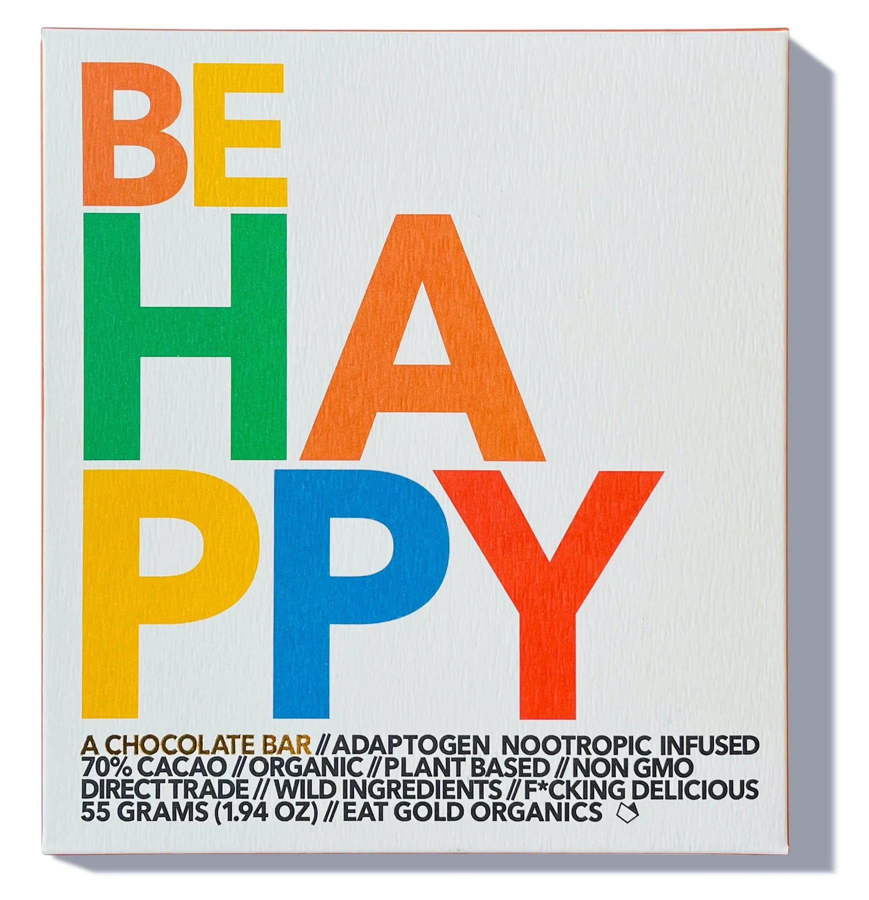 Eat Gold Organics Be Happy Chocolate Bar