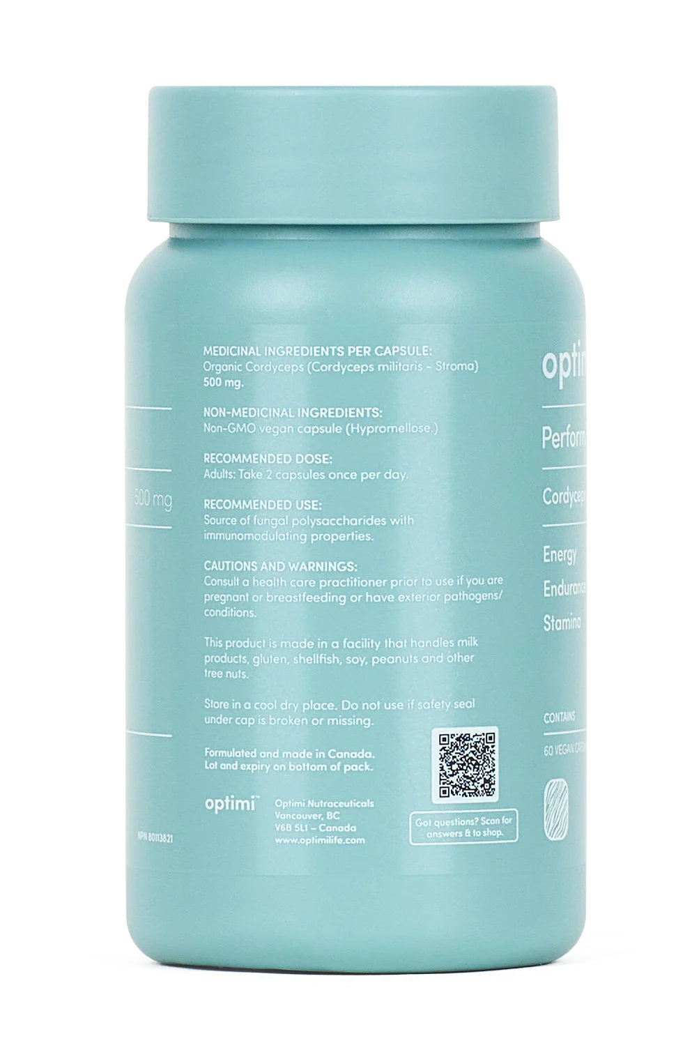 Optimi Perform Mushroom Supplement