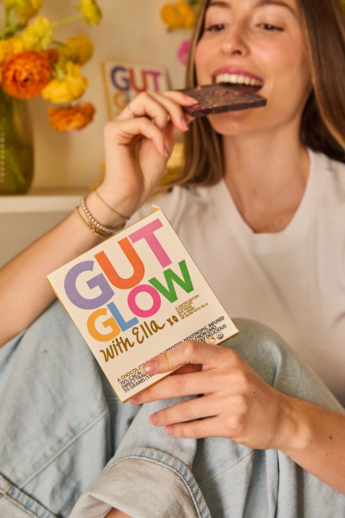 Eat Gold Organics Gut Glow Chocolate Bar