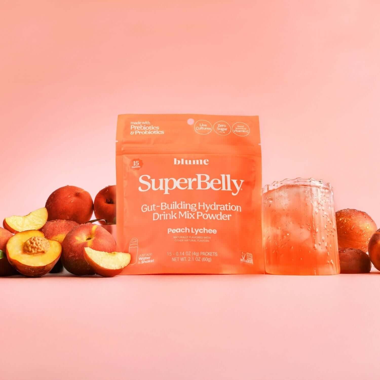 SuperBelly Peach Lychee