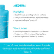 TruBrain Active Nootropics - Non Caff (single)