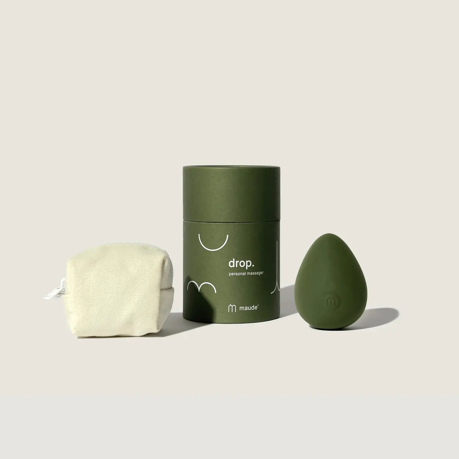 Drop, green - 3-speed vibrator